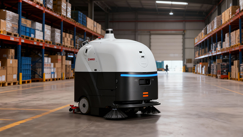物流倉儲(chǔ)的“隱形生產(chǎn)力”：洗地機(jī)的自動(dòng)化與耐用性